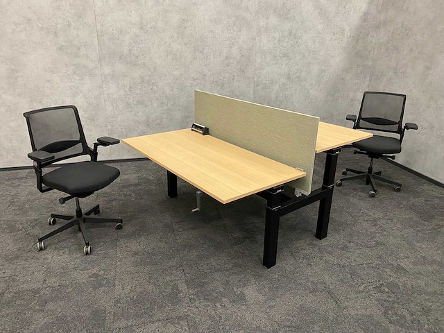 Steelcase/ interstuhl - complete duo werkplek 160x80 - afbeelding 21 van  27