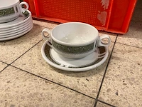 Steelite marina soepkoppen met schotels (38x) - afbeelding 2 van  5