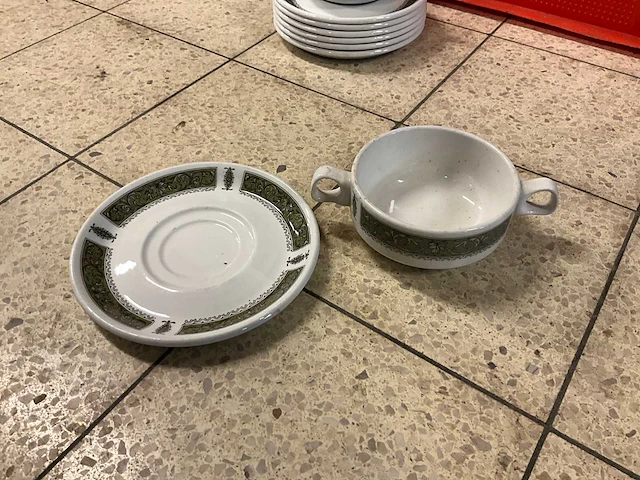 Steelite marina soepkoppen met schotels (38x) - afbeelding 3 van  5