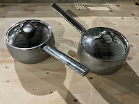 Steelpan met deksel ø 16 cm - afbeelding 1 van  2