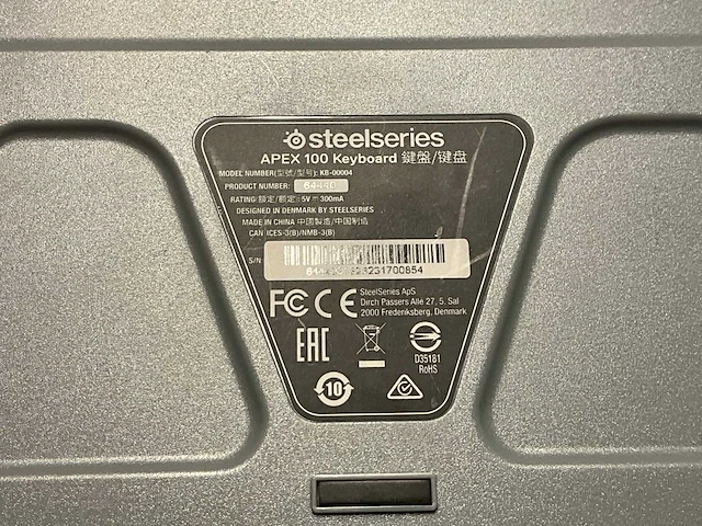 Steelseries apex 100 gaming toetsenbord (16x) - afbeelding 5 van  5