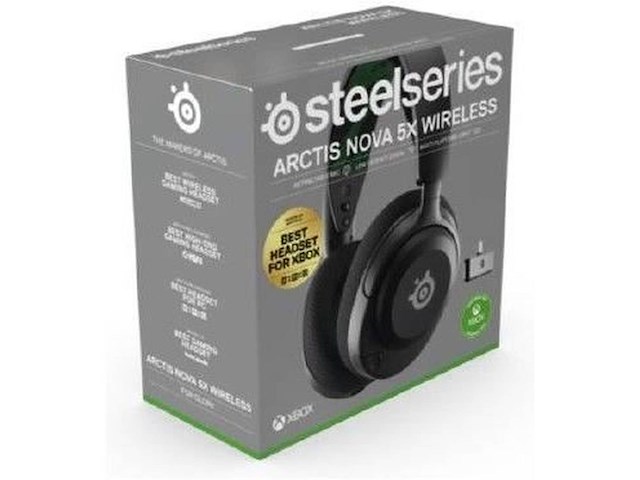 Steelseries arctis nova 5x wireless draadloze gaming headset zwart - afbeelding 3 van  6