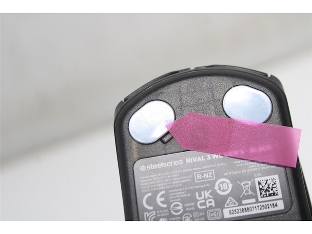 Steelseries rival 3 wireless gen 2 draadloze gamingmuis zwart 2.4ghz & bluetooth - afbeelding 6 van  6