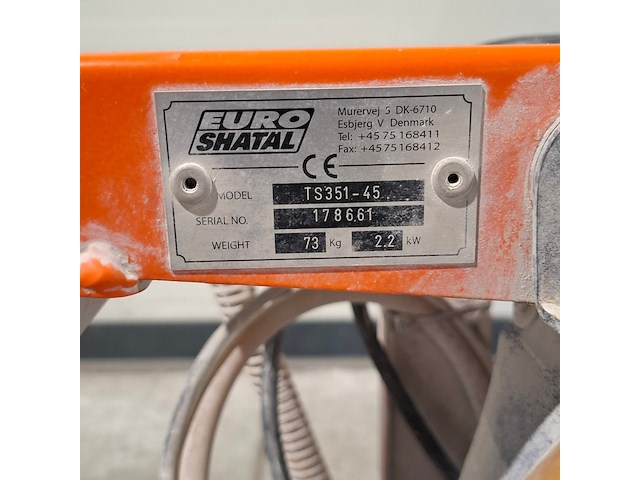 Steen-tafelzaagmachine - 600mm - 230v euro shatal, ts351-45, bouwjaar 2016 - afbeelding 5 van  13