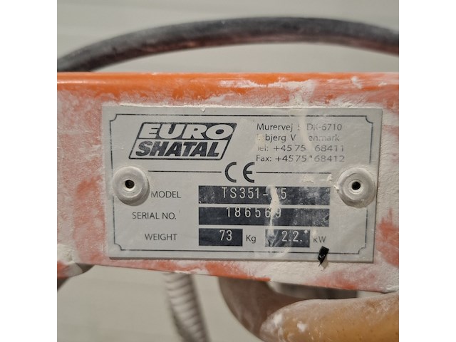 Steen-tafelzaagmachine - 600mm - 230v euro shatal, ts351-45, bouwjaar 2017 - afbeelding 11 van  12