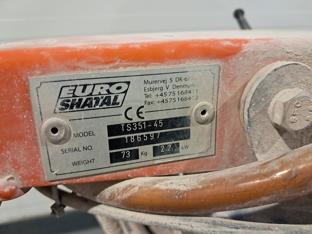 Steen-tafelzaagmachine - 600mm - 230v euro shatal, ts351-45, bouwjaar 2017 - afbeelding 11 van  11