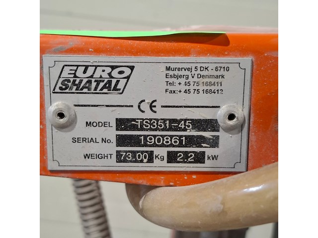 Steen-tafelzaagmachine - 600mm - 230v euro shatal, ts351-45, bouwjaar 2019 - afbeelding 11 van  12