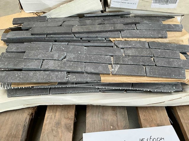 Steenstrip 15 x 60 cm - ca. 2 m2 - afbeelding 5 van  5