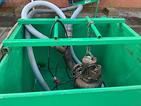 Steenvoorden machines industriële was-/spoelinstallatie met watervat en elektrische lier - afbeelding 11 van  48