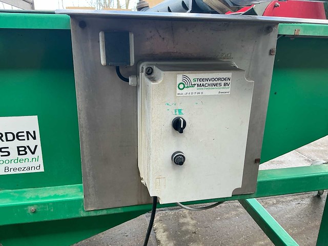 Steenvoorden machines industriële was-/spoelinstallatie met watervat en elektrische lier - afbeelding 18 van  48