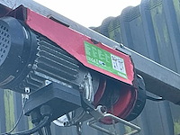 Steenvoorden machines industriële was-/spoelinstallatie met watervat en elektrische lier - afbeelding 29 van  44