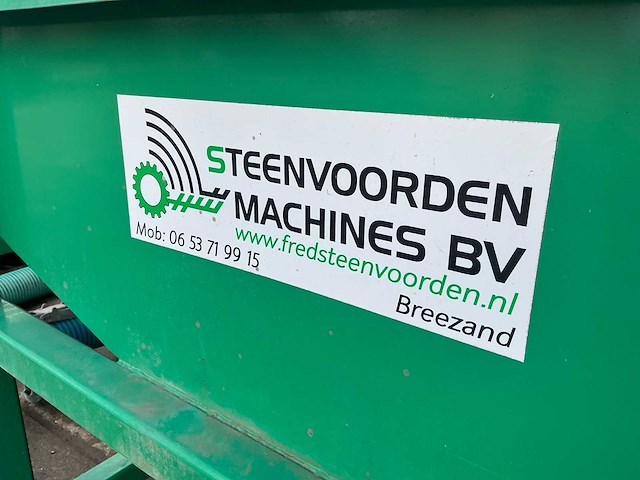 Steenvoorden machines industriële was-/spoelinstallatie met watervat en elektrische lier - afbeelding 31 van  44