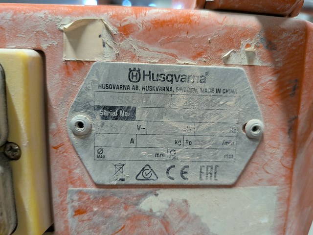 Steenzaag verstelbaar husqvarna, ts350e, bouwjaar 2022, l=600mm h=105mm/90° 80mm/45° 230v ~ - afbeelding 7 van  8