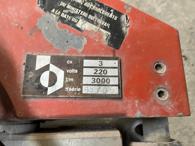 Steenzaagmachine - afbeelding 5 van  6