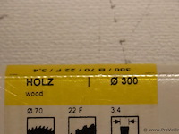 Stehle cirkelzaagblad 300x3,4/2,2x70 z=22 f - afbeelding 2 van  3