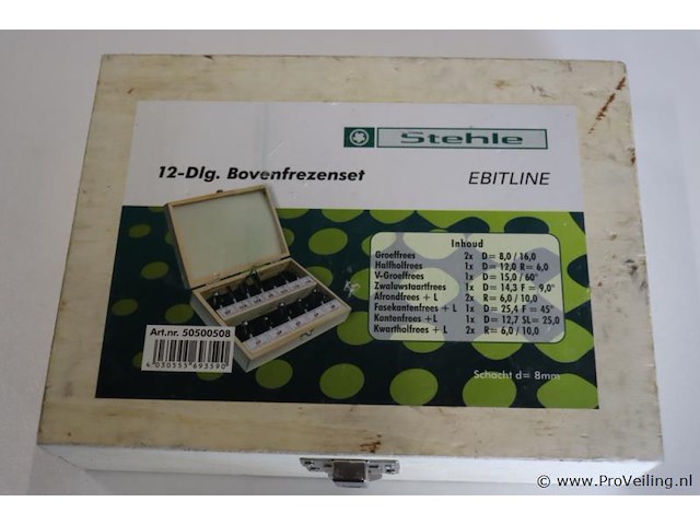 Stehle ebitline bovenfreesset 50500508 - afbeelding 6 van  6