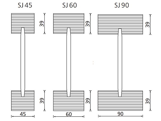 Steico spanotech joist i-ligger - 700x9x24 cm (20x) - afbeelding 1 van  1