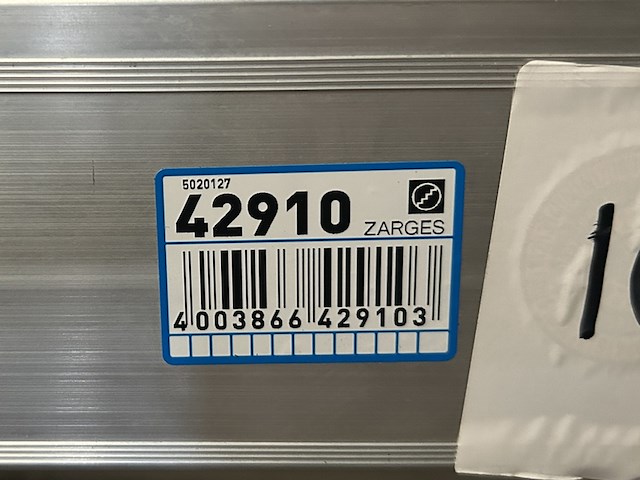 Steiger onderdelen w.o. platform en staanders zarges - afbeelding 5 van  8