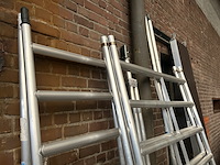 Steiger onderdelen w.o. platform en staanders zarges - afbeelding 8 van  8