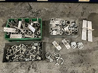 Steiger toebehoren o.a. buiskoppelingen, aluminium voetplaten - afbeelding 1 van  8