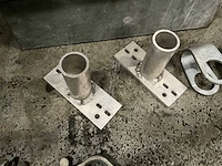 Steiger toebehoren o.a. buiskoppelingen, aluminium voetplaten - afbeelding 5 van  8