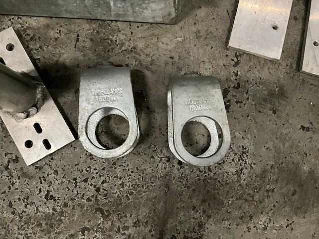 Steiger toebehoren o.a. buiskoppelingen, aluminium voetplaten - afbeelding 7 van  8