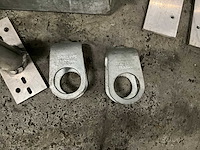 Steiger toebehoren o.a. buiskoppelingen, aluminium voetplaten - afbeelding 7 van  8