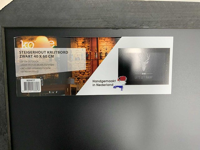 Steigerhout schoolbord (13x) - afbeelding 3 van  3