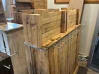 Steigerhout winkel inrichting (10x) - afbeelding 2 van  2