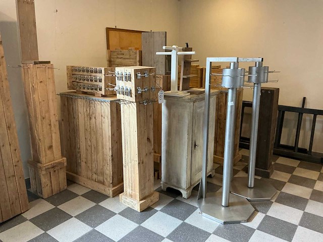 Steigerhout winkel inrichting (10x) - afbeelding 2 van  3