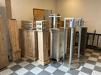 Steigerhout winkel inrichting (10x) - afbeelding 2 van  3