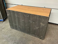 Steigerhouten barmeubel (3x) - afbeelding 4 van  6