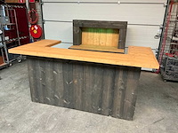 Steigerhouten barmeubel + backbar - afbeelding 1 van  7