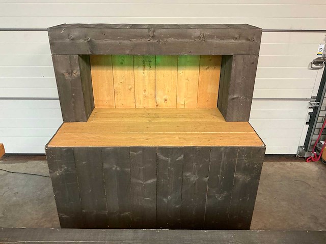 Steigerhouten barmeubel + backbar - afbeelding 3 van  7