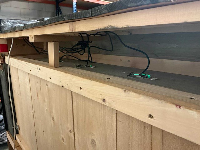 Steigerhouten barmeubel + backbar - afbeelding 3 van  3