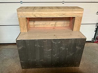 Steigerhouten barmeubel + backbar - afbeelding 4 van  11