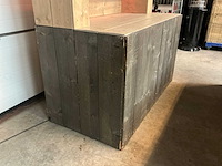 Steigerhouten barmeubel + backbar - afbeelding 6 van  11