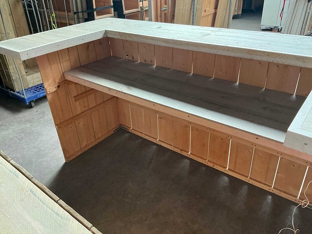 Steigerhouten barmeubel + backbar - afbeelding 4 van  8