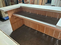 Steigerhouten barmeubel + backbar - afbeelding 1 van  2