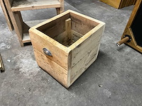 Steigerhouten kast en lade (5x) - afbeelding 3 van  6