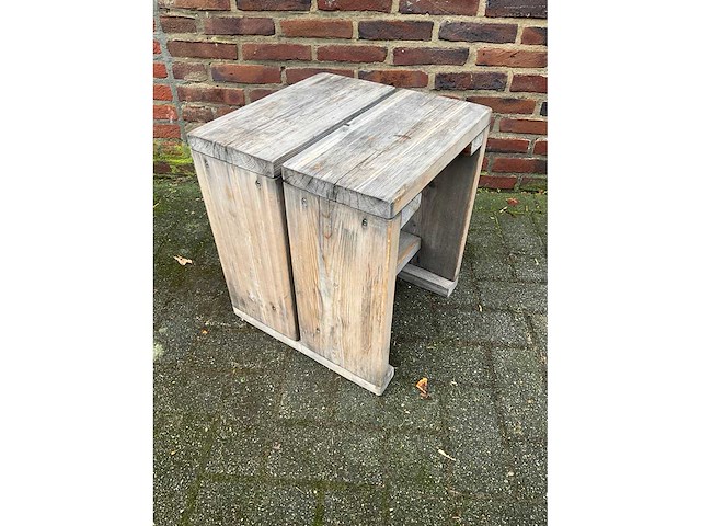 Steigerhouten krukjes (5x) - afbeelding 3 van  6