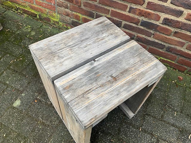 Steigerhouten krukjes (5x) - afbeelding 4 van  6