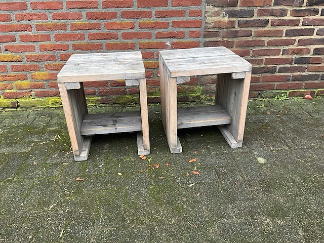 Steigerhouten krukjes (5x) - afbeelding 2 van  6