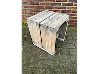 Steigerhouten krukjes (5x) - afbeelding 3 van  6