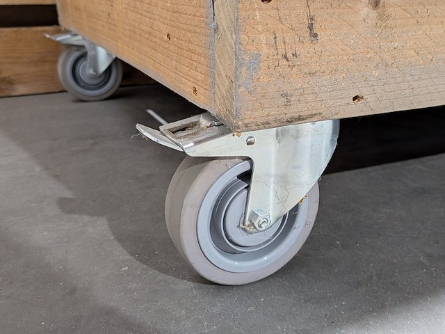 Steigerhouten kussenwagen, incl. kussens - afbeelding 8 van  10