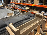 Steigerhouten loungeset - afbeelding 3 van  10