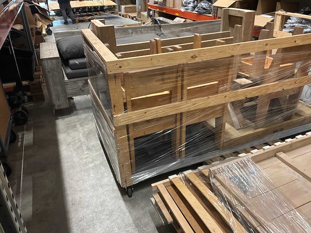 Steigerhouten loungeset - afbeelding 6 van  10