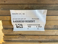 Steigerhouten plank 'old look' 500x19,5x3 cm (46x) - afbeelding 7 van  9