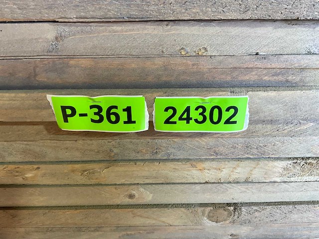 Steigerhouten plank 'old look' 500x19,5x3 cm (46x) - afbeelding 9 van  9