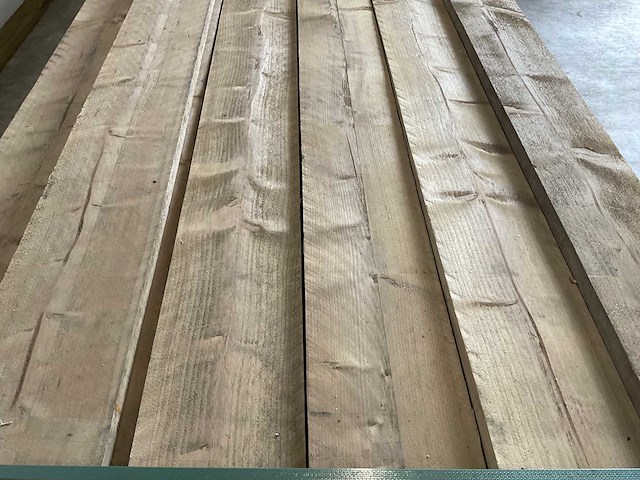 Steigerhouten plank 'old look' tuinbouw 500x19,5x3 cm (30x) - afbeelding 4 van  9